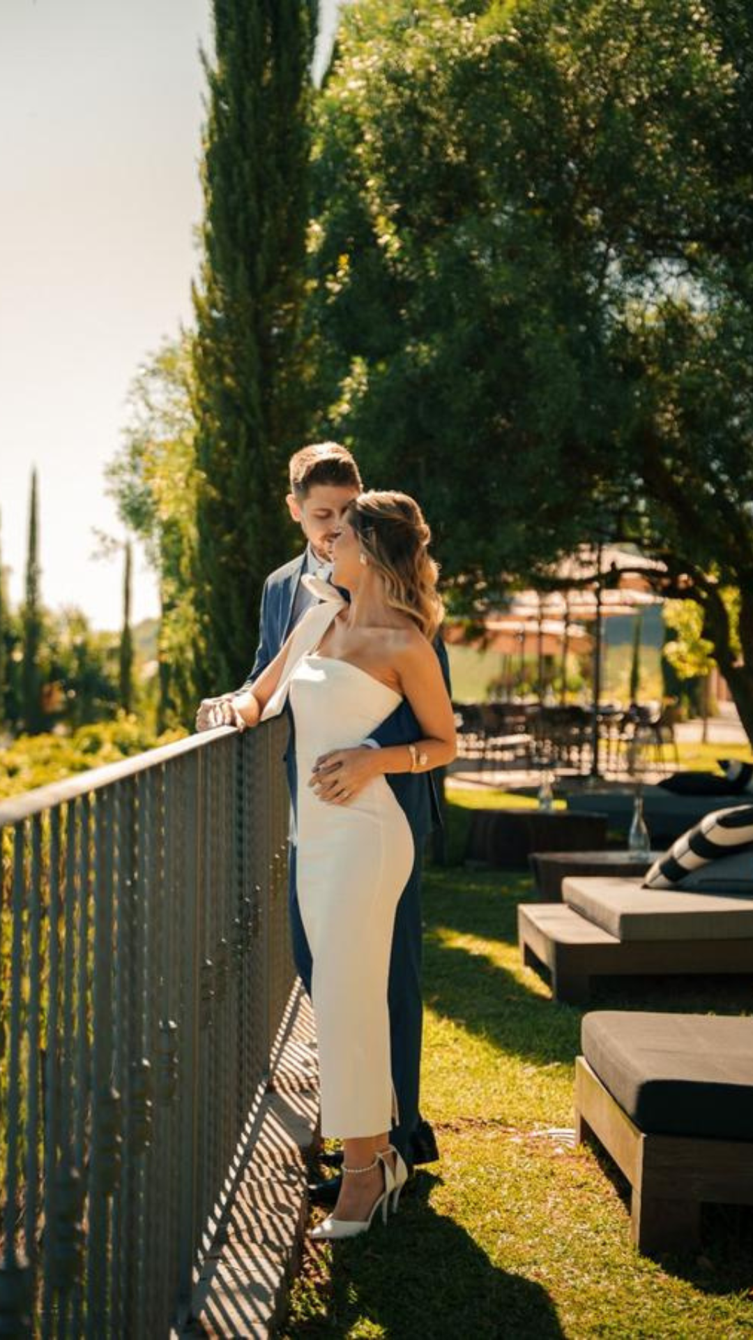 Vestido do almoço de casamento